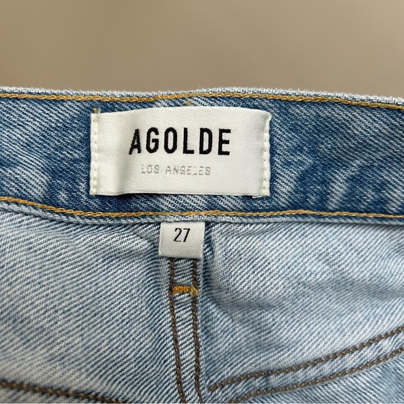 Agolde Parker Distressed Shorts 27 - Picture 3 of 4